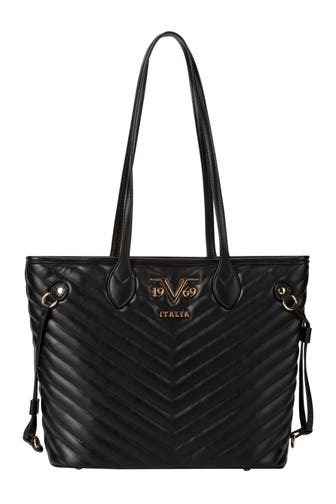 19V69-ITALIA Shopper BLAGICA GOLD Black