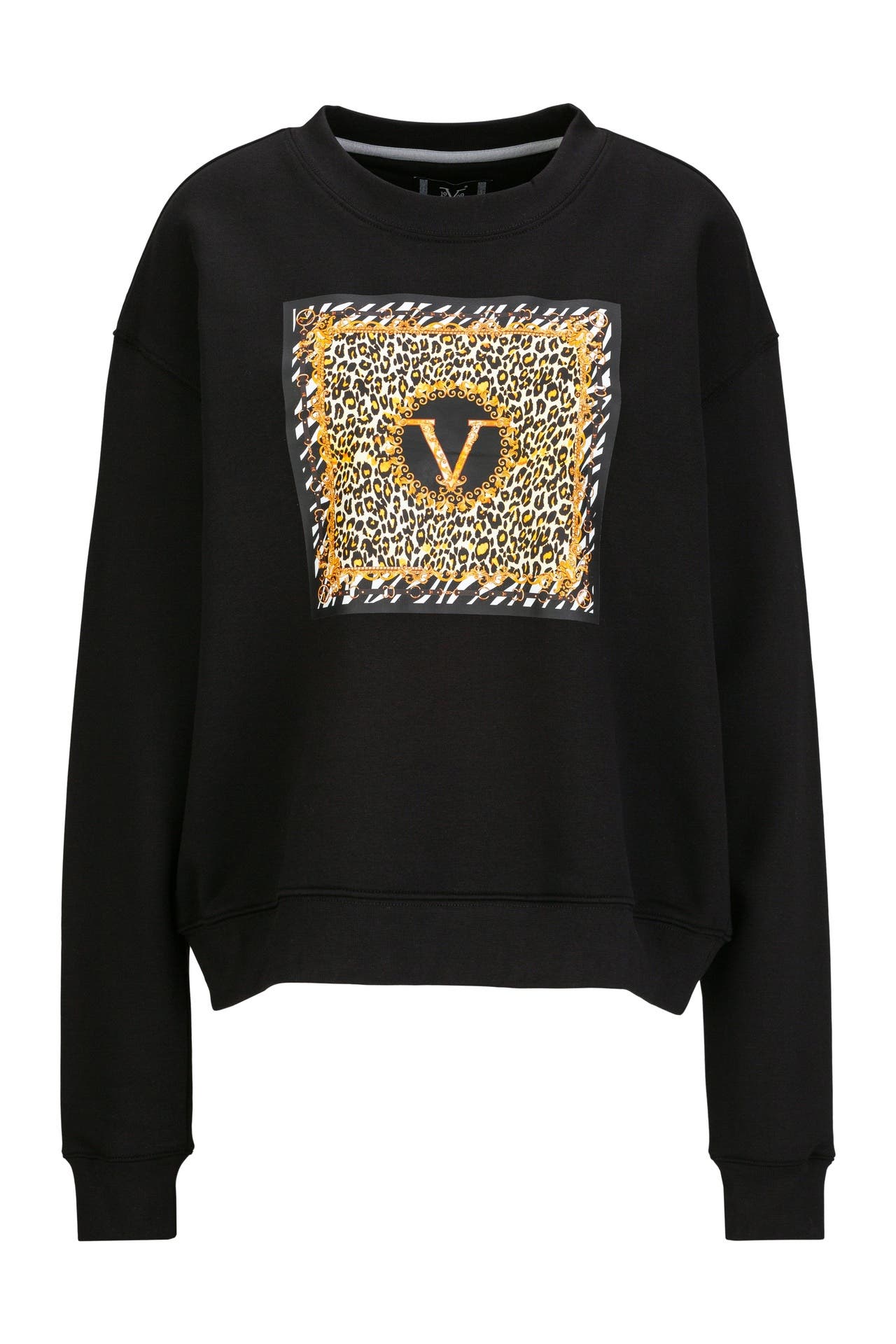 19V69-ITALIA Sweatshirt Sinja S Leo Black, Bild 1