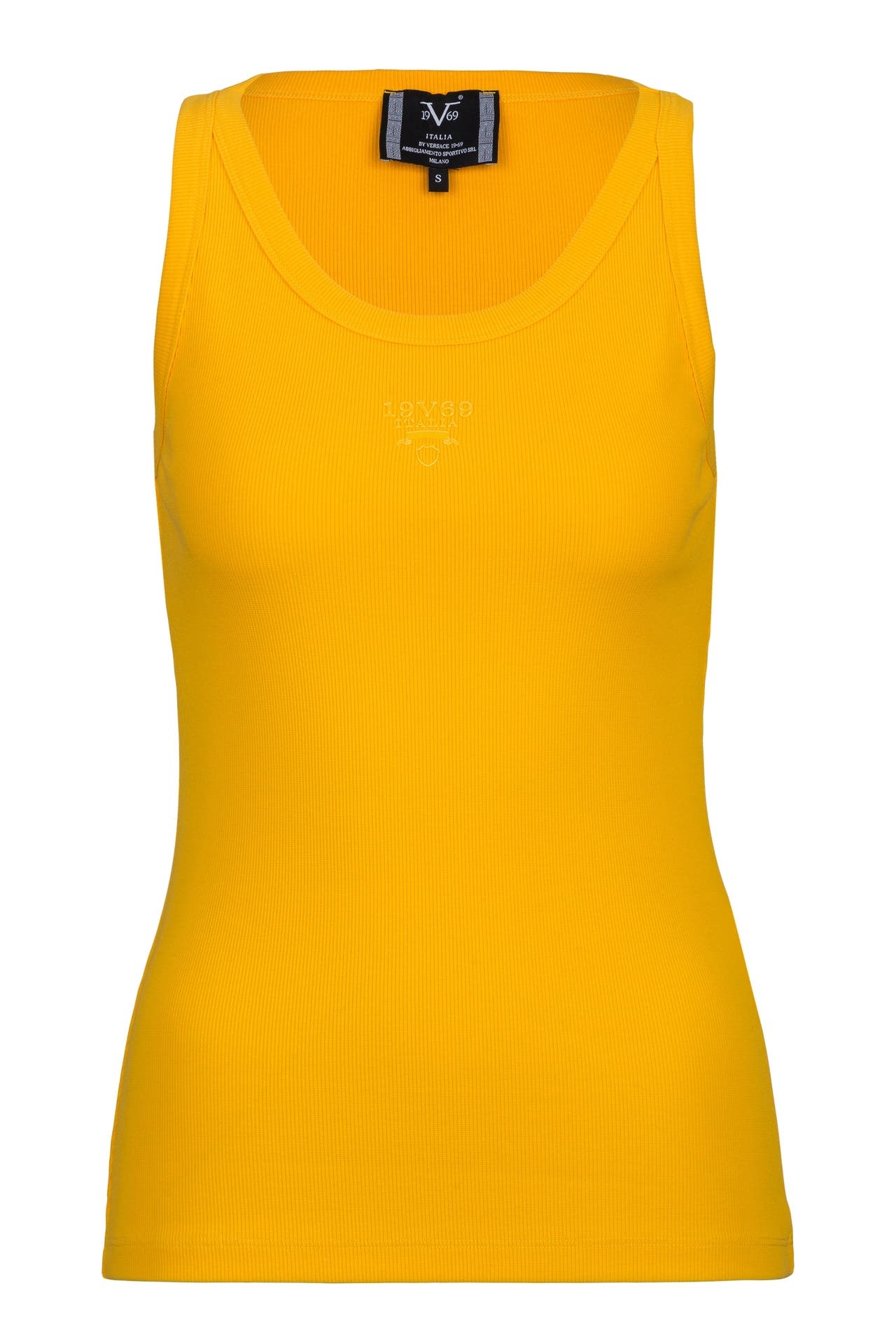 19V69-ITALIA Top BENICIA Yellow Orange, Bild 1