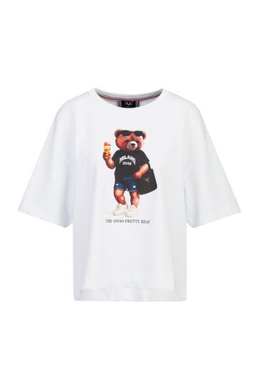 19V69-ITALIA T-Shirt PETONIA PRETTY White