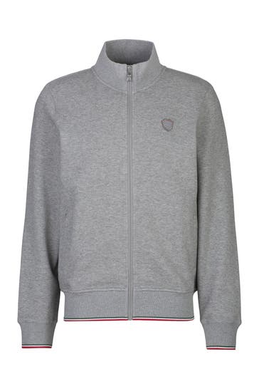 19V69-ITALIA Strickjacke ZAAN FLAG Grey Melange