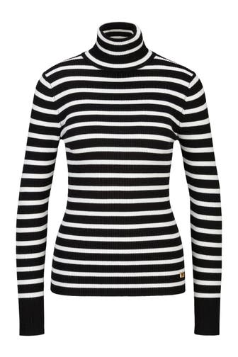 19V69-ITALIA Pullover Carla Stripes Black