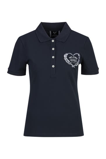 19V69-ITALIA Polo-Shirt BIBI COLLEGE Navy
