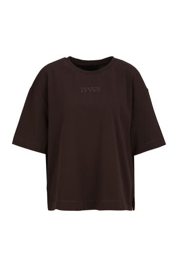 19V69-ITALIA T-Shirt Petonia Street Chocolate