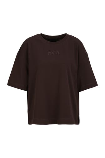 19V69-ITALIA T-Shirt Petonia Street Chocolate