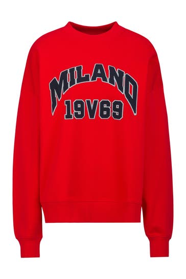 19V69-ITALIA Sweatshirt WILLOW COLLEGE Red