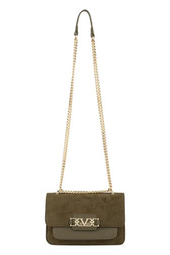 19V69-ITALIA Umhängetasche Jonna Large Gold Green