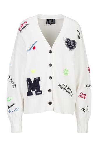 19V69-ITALIA Strickjacke ANTONIETTA COLLEGE Cream