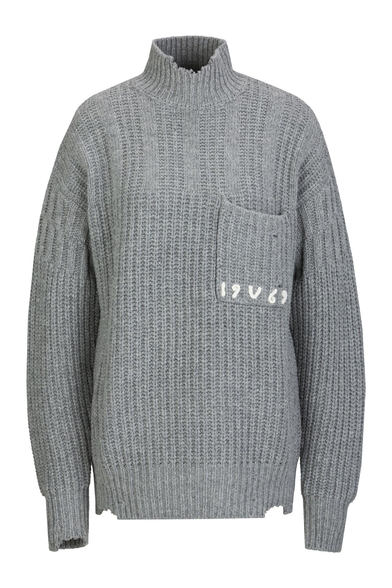 19V69-ITALIA Pullover Rosanna Grey Melange, Bild 1