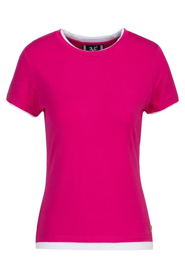 19V69-ITALIA T-Shirt CAMILLA PINK PEACOCK