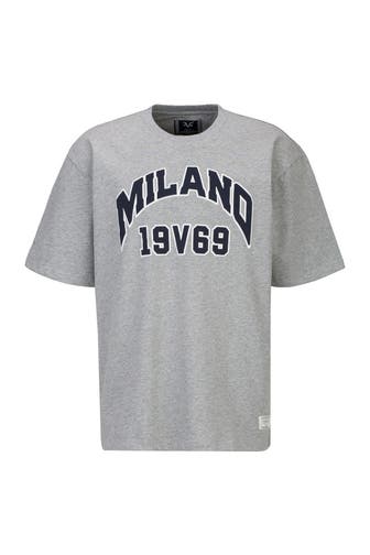19V69-ITALIA Oversized T-Shirt TAMARO COLLEGE