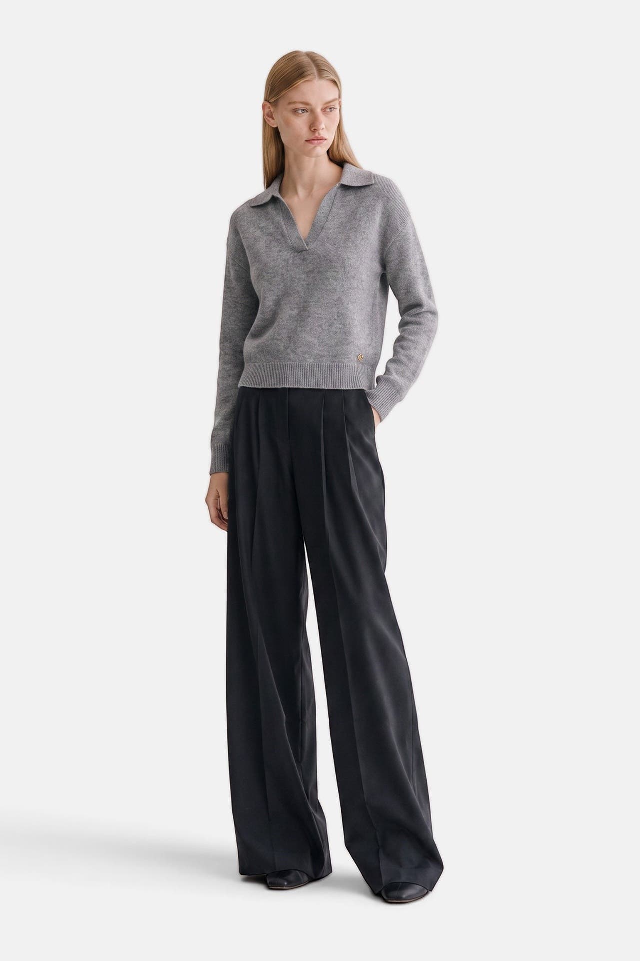 DINE 'N' DANCE Pullover Lilia Grey Melange, Bild 1