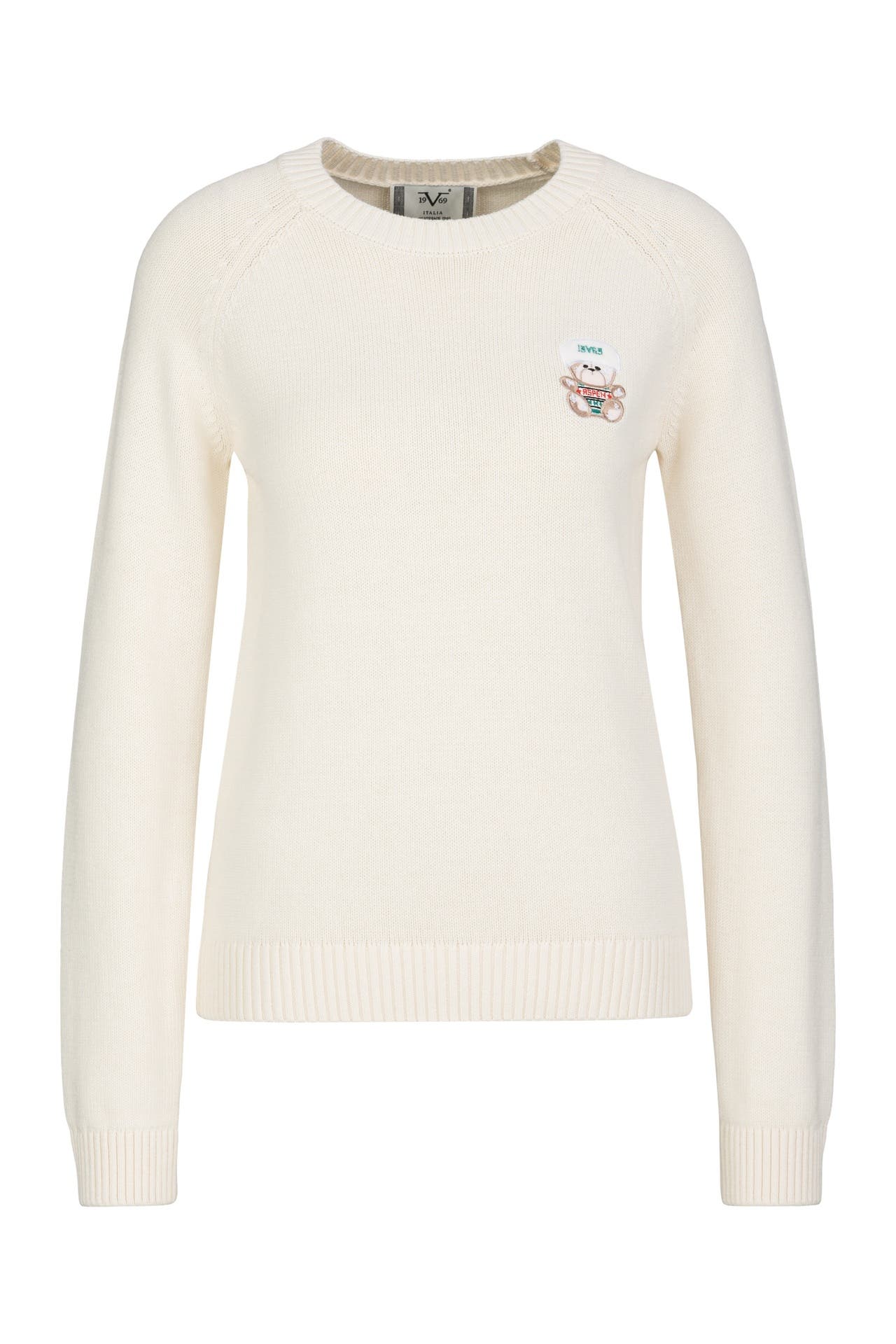 19V69-ITALIA Pullover Sofie Wintersports 2 Wool White, Bild 1