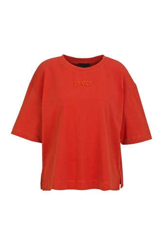 19V69-ITALIA T-Shirt Petonia Street Burned Orange