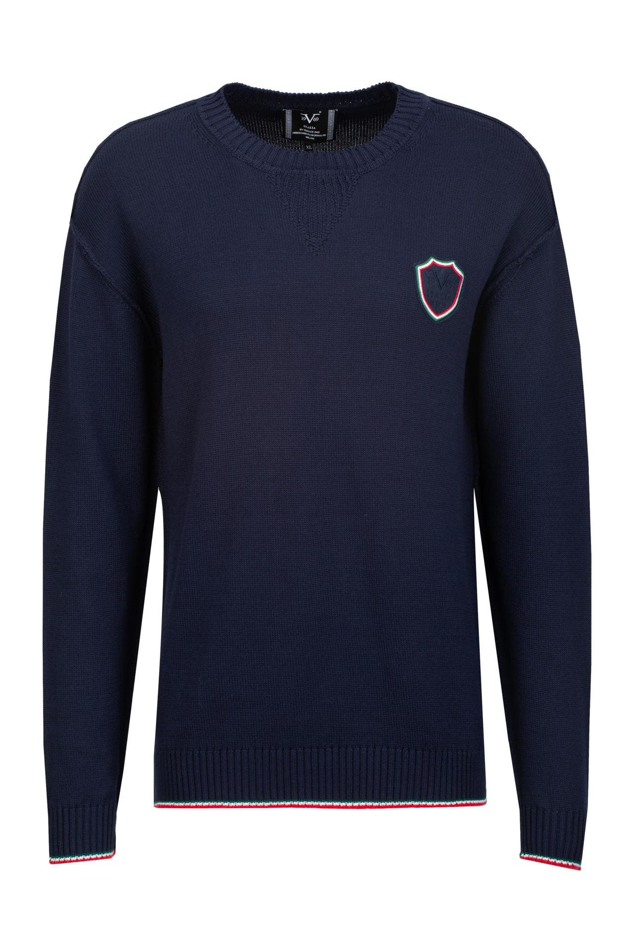 19V69-ITALIA Pullover KRIS NAVY, Bild 1