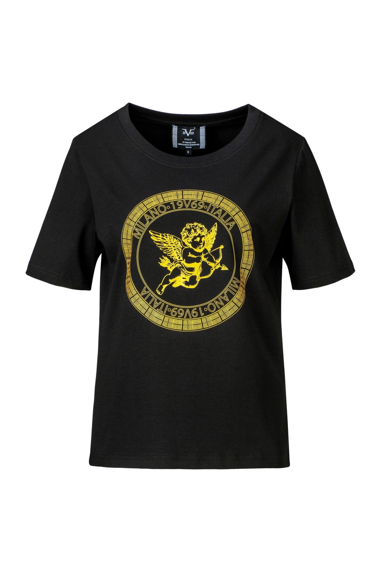 19V69-ITALIA T-Shirt Bellara S Big Angel Black, Bild 1