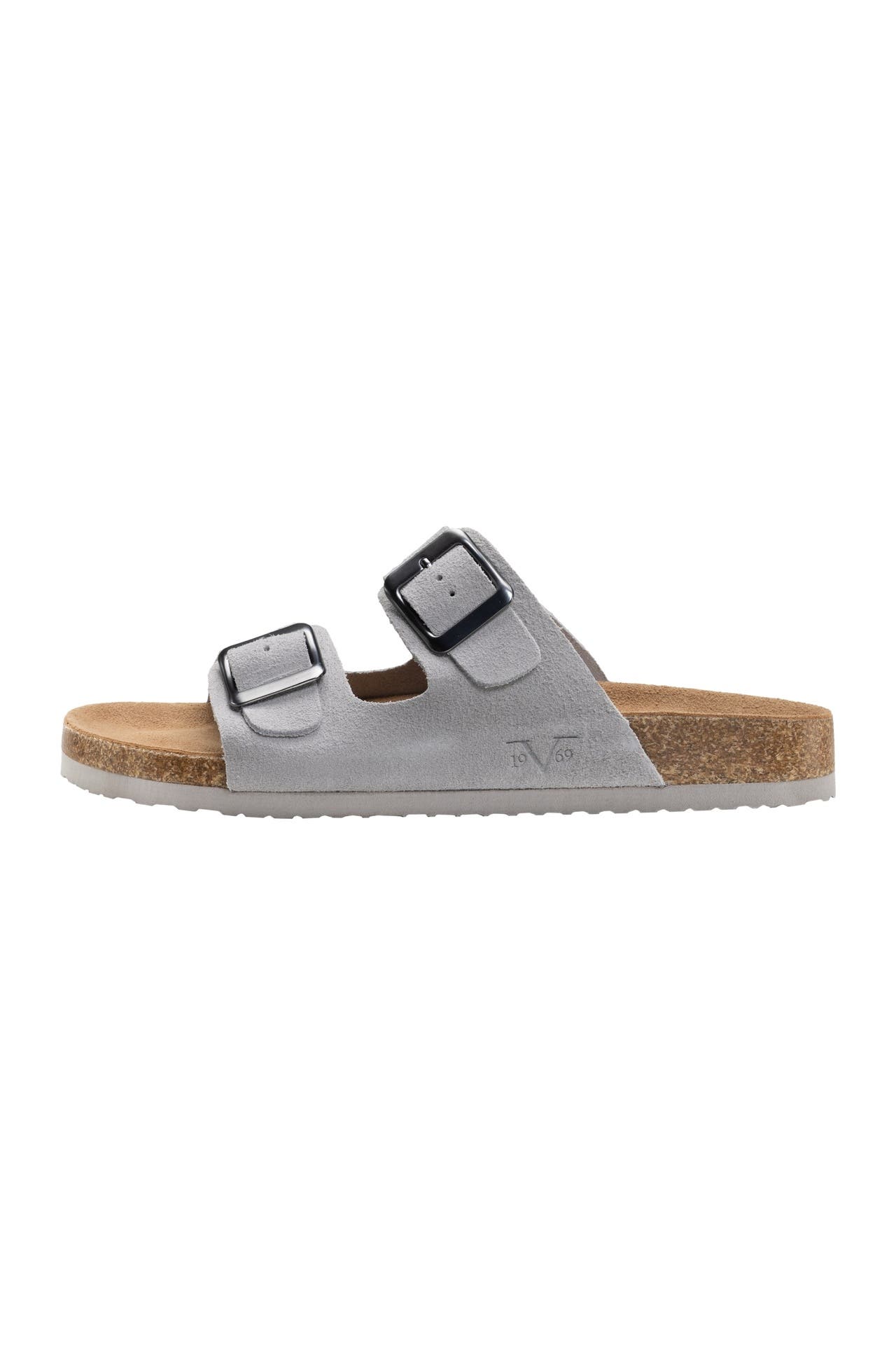 19V69-ITALIA Sandale SASSUOLO SUEDE Grey, Bild 1