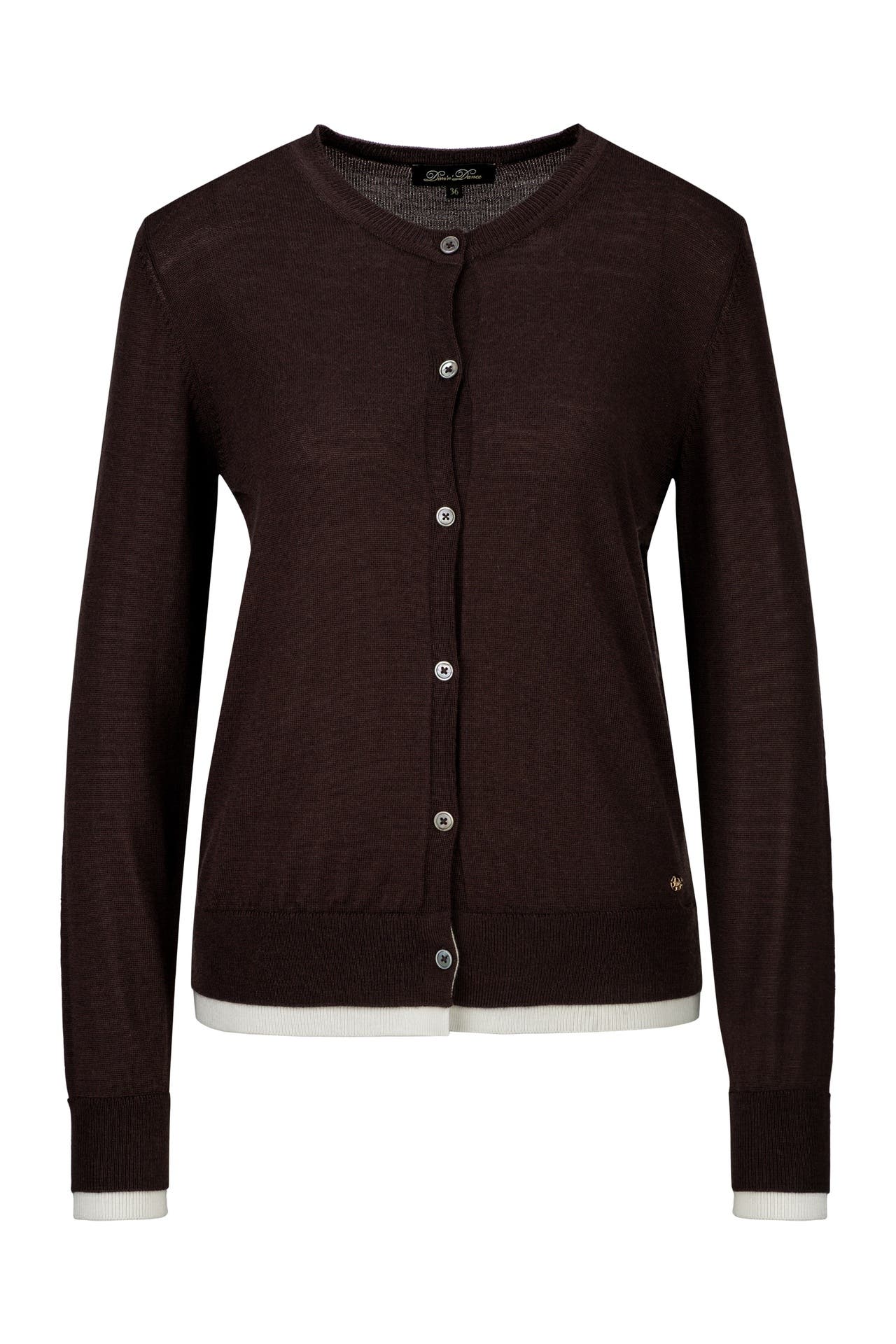 DINE 'N' DANCE Strickjacke Colette Chocolate, Bild 1