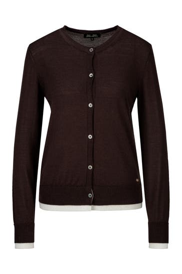 DINE 'N' DANCE Strickjacke Colette Chocolate