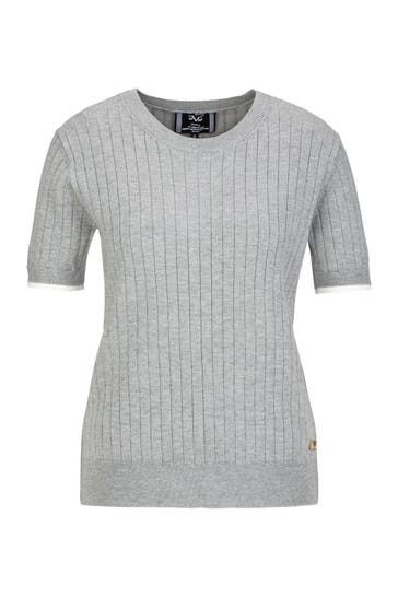 19V69-ITALIA T-Shirt Cate Grey Melange