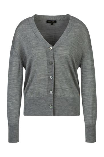 DINE 'N' DANCE Strickjacke Vincenza Grey Melange