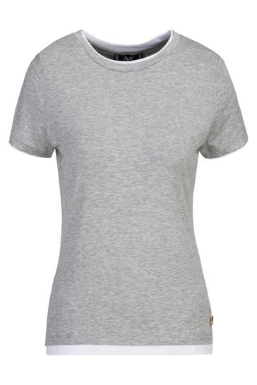 19V69-ITALIA T-Shirt CAMILLA GREY MELANGE