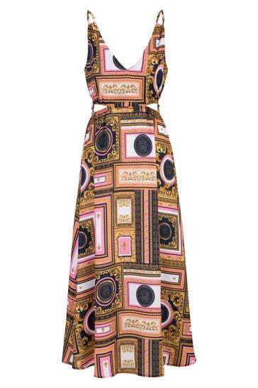 19V69-ITALIA Casual-Kleid ZITA BAROQUE AOP BAROQUE