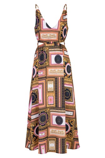 19V69-ITALIA Casual-Kleid ZITA BAROQUE AOP BAROQUE