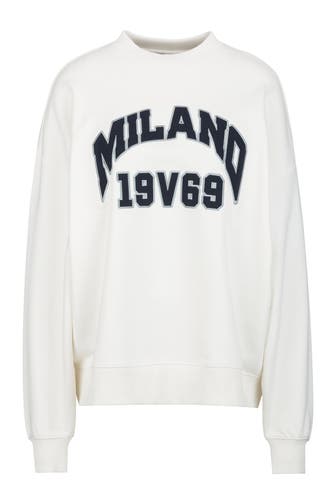 19V69-ITALIA Sweatshirt WILLOW COLLEGE Cream