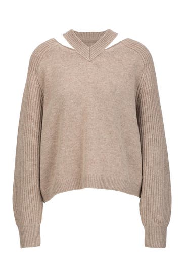 19V69-ITALIA Pullover FLORENTINA CAMEL