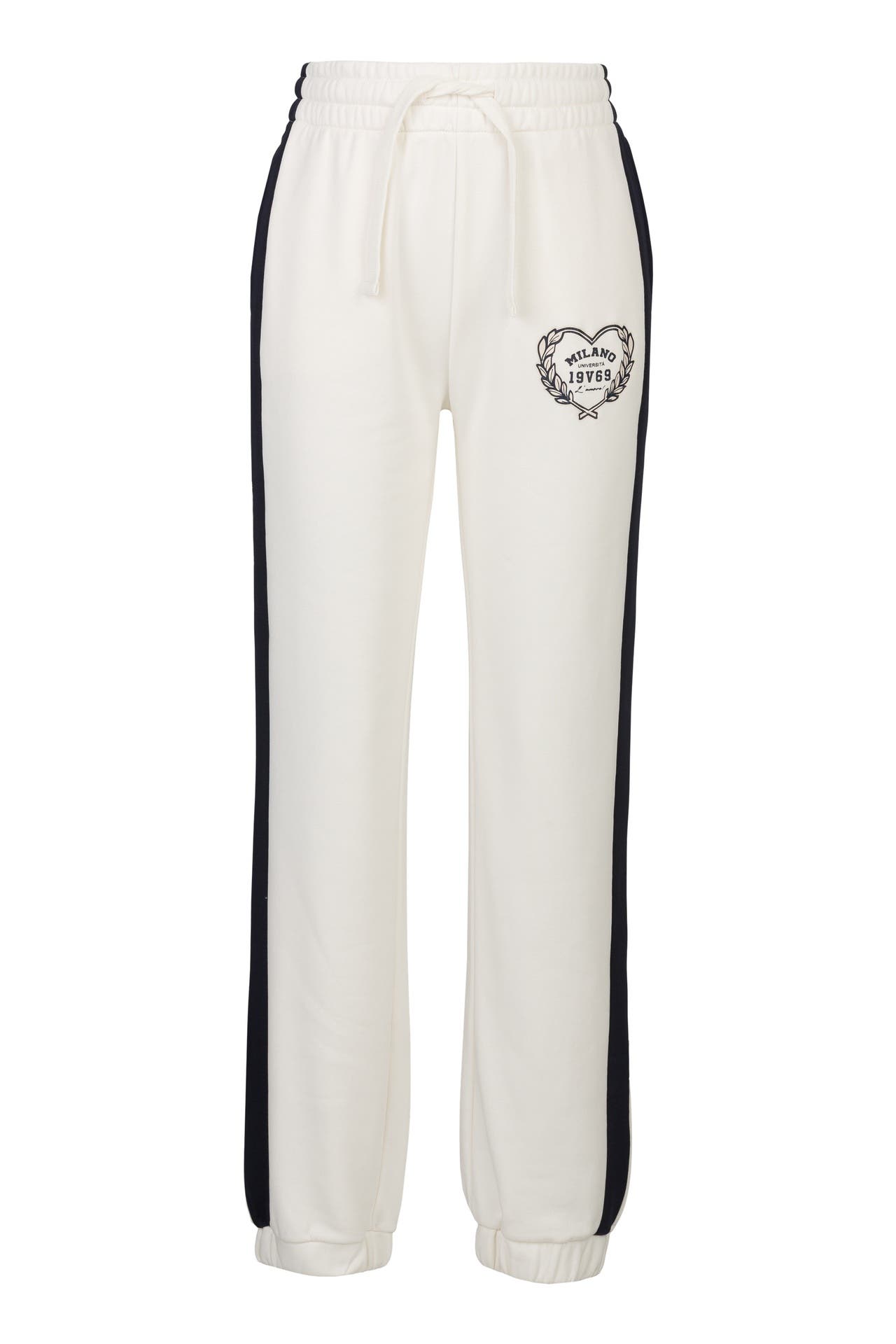 19V69-ITALIA Stoffhose KETA COLLEGE Cream Straight, Bild 1