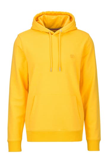 19V69-ITALIA Hoodie MATTEO DS Yellow Orange