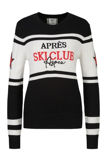 19V69-ITALIA Pullover Viola Wintersports Black