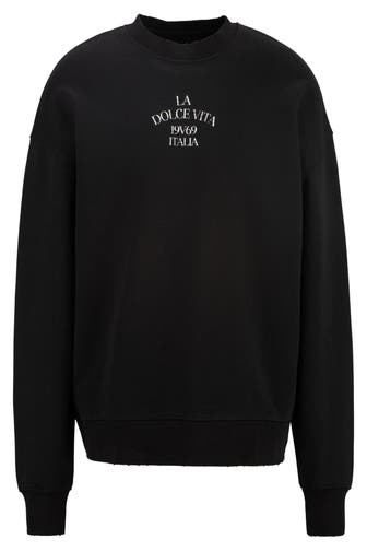19V69-ITALIA Sweatshirt OMERO MARINA BLACK
