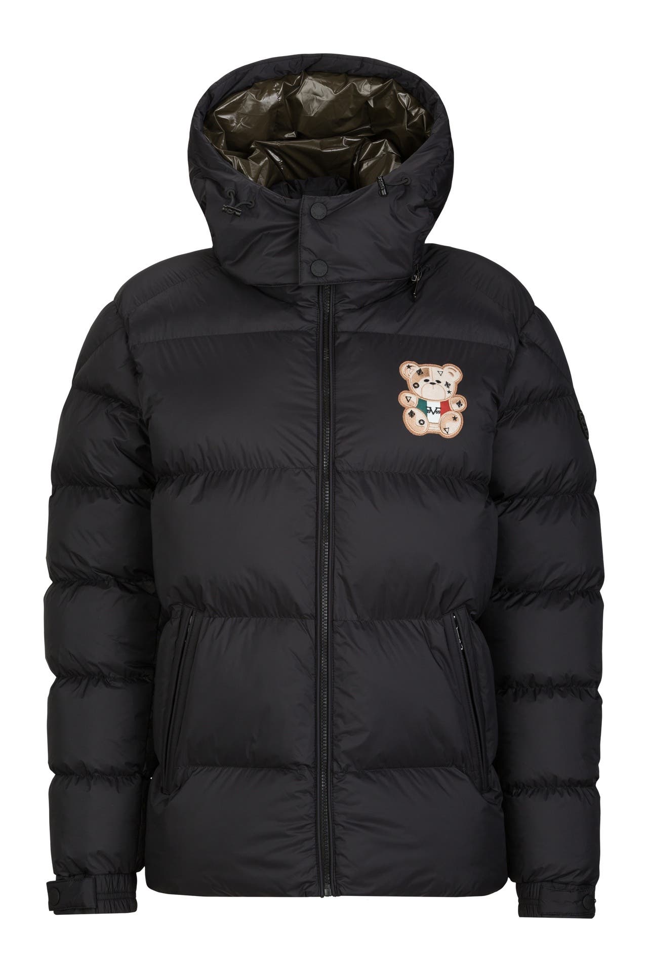 19V69-ITALIA Jacke Jeffrey Teddy Black, Bild 1