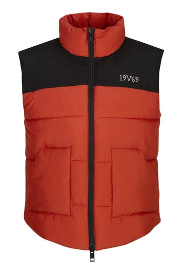 19V69-ITALIA Weste Cosi Burned Orange