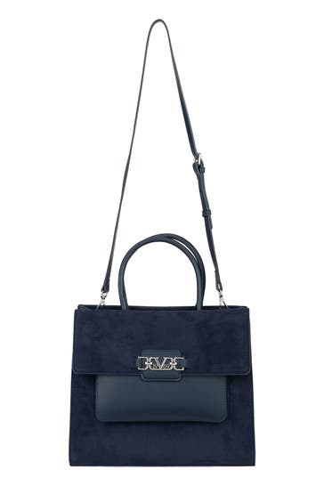 19V69-ITALIA Handtasche Kyla Silver Navy