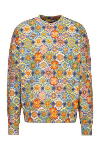 19V69-ITALIA Sweatshirt OMERO BAROQUE Aop