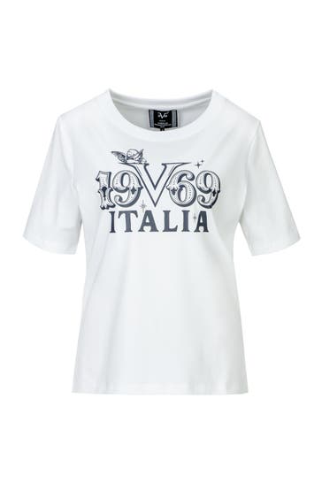 19V69-ITALIA T-Shirt Bellara S Angel White