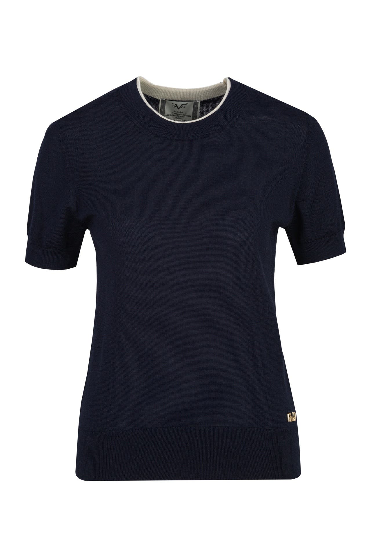 19V69-ITALIA T-Shirt Noe Navy, Bild 1