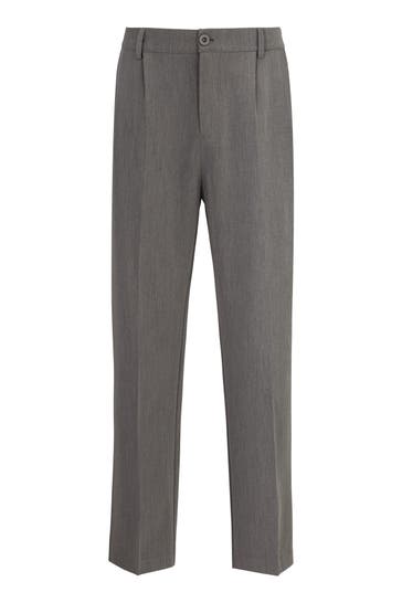 19V69-ITALIA Sweatpant Maximo Dark Grey Melange Straight