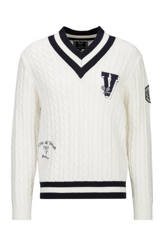 19V69-ITALIA Pullover ELIANO TENNIS Off-White