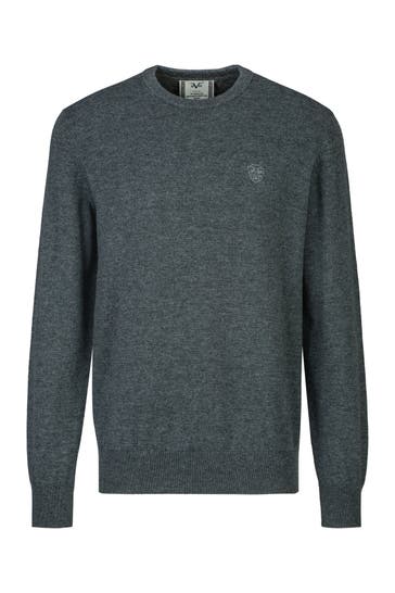 19V69-ITALIA Pullover Clint Embro Dark Grey