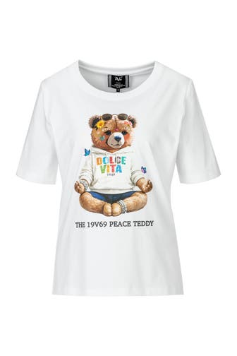 19V69-ITALIA T-Shirt Bellara S Teddy White