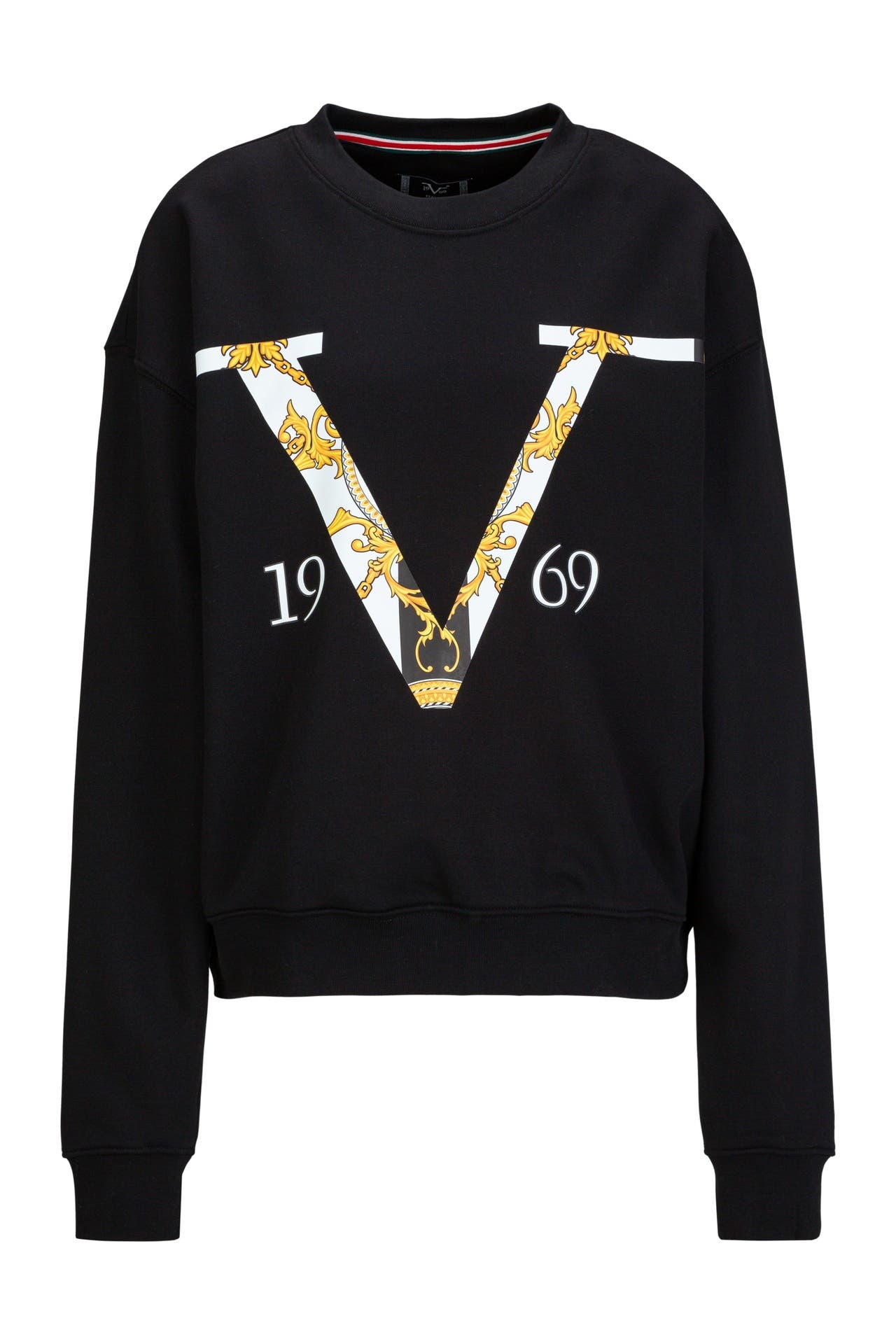 19V69-ITALIA Sweatshirt Sinja S Baroque Black, Bild 1