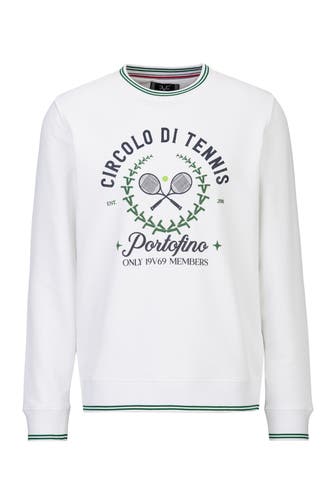 19V69-ITALIA Sweatshirt NICO TENNIS 2 White