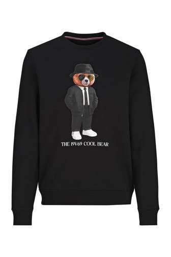 19V69-ITALIA Sweatshirt Nico Cool Teddy Black