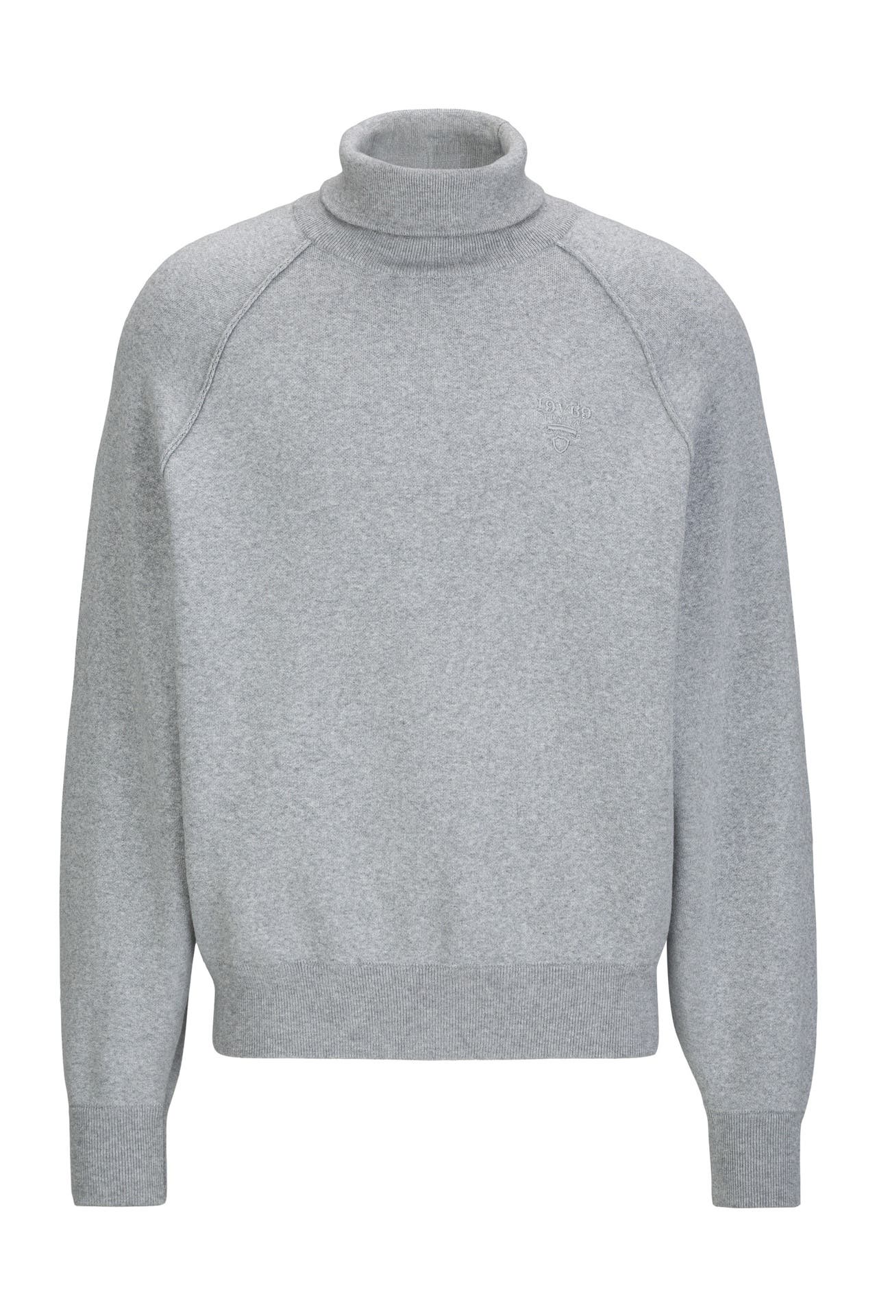 19V69-ITALIA Pullover Lejan Grey Melange, Bild 1