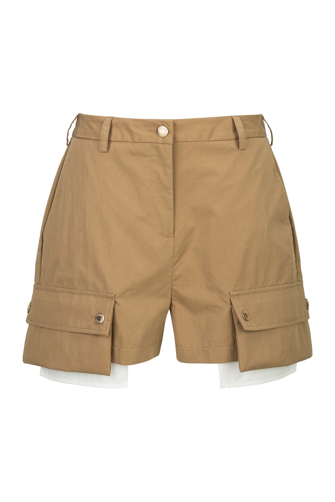 19V69-ITALIA Short CARALINA Dark Khaki Straight, Bild 1