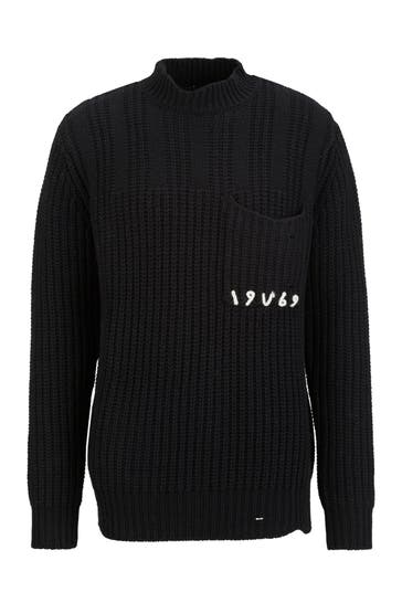 19V69-ITALIA Pullover Areo Black